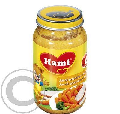 HAMI jarní zelenina s krůtou 200 g, HAMI, jarní, zelenina, krůtou, 200, g