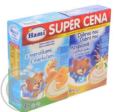 Hami kaše DUO Meruňka  Dobrou Noc vanilka 2x250g12483