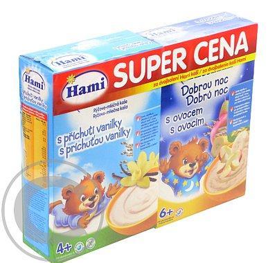 Hami kaše DUO Vanilka   Dobrou Noc ovocná 2x250g12491, Hami, kaše, DUO, Vanilka, , Dobrou, Noc, ovocná, 2x250g12491