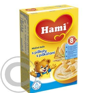 Hami kaše obilno - mléčná piškotová 225g 8M, Hami, kaše, obilno, mléčná, piškotová, 225g, 8M