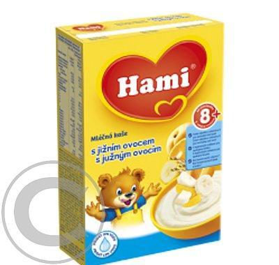 Hami kaše rýžová mléčná s jižním ovocem 225g 8M, Hami, kaše, rýžová, mléčná, jižním, ovocem, 225g, 8M