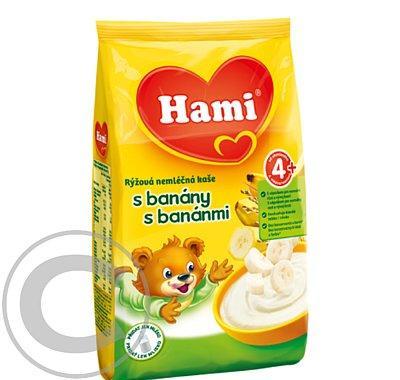 Hami kaše rýžová s banány nemléčná 180g 4M, Hami, kaše, rýžová, banány, nemléčná, 180g, 4M