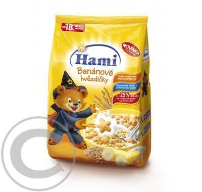 Hami křupinky banánové hvězdičky 180g, Hami, křupinky, banánové, hvězdičky, 180g