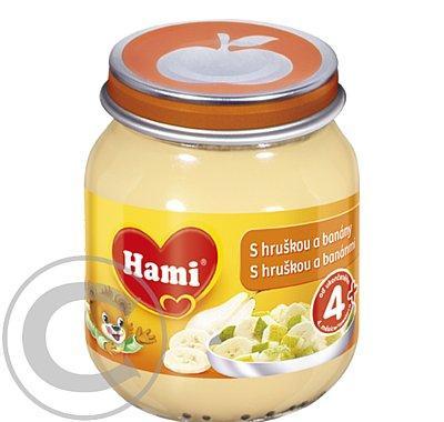 HAMI Ovocný příkrm hruška banán 125 g, HAMI, Ovocný, příkrm, hruška, banán, 125, g