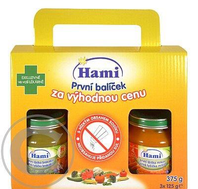 Hami příkrm 3x125g (1.lžice brokolice-mrkev-jablko)