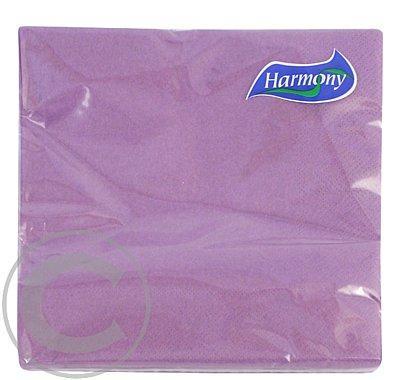 Harmony ubrousky 3vrstvé (20ks) color baklažán, Harmony, ubrousky, 3vrstvé, 20ks, color, baklažán