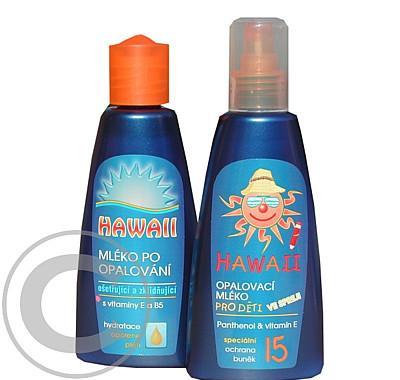 Hawaii OF15 dět.opalovací mléko sprej 200ml    Mléko po opalování s Panthenolem a vitamínem E 200ml ZDARMA, Hawaii, OF15, dět.opalovací, mléko, sprej, 200ml, , Mléko, po, opalování, Panthenolem, vitamínem, E, 200ml, ZDARMA