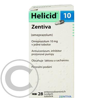 HELICID 10 ZENTIVA 28X10MG Tobolky, HELICID, 10, ZENTIVA, 28X10MG, Tobolky