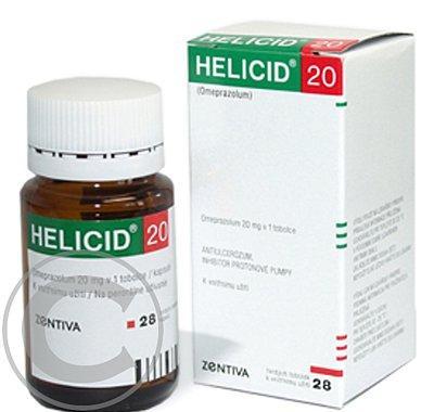 HELICID 20 ZENTIVA  28X20MG Tobolky, HELICID, 20, ZENTIVA, 28X20MG, Tobolky