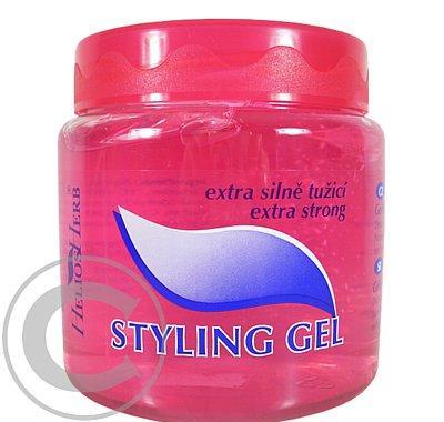 HELIOS HERB gel na vlasy 500ml extra silně červený, HELIOS, HERB, gel, vlasy, 500ml, extra, silně, červený