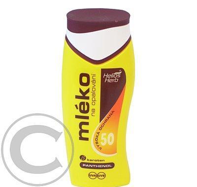 Helios herb mléko na opalování 200 ml OF 50, Helios, herb, mléko, opalování, 200, ml, OF, 50