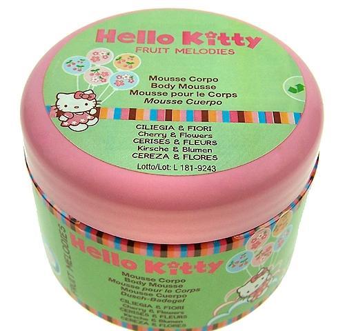 Hello Kitty Fruit Melodies Tělový Krém  250ml Třešně a Květiny