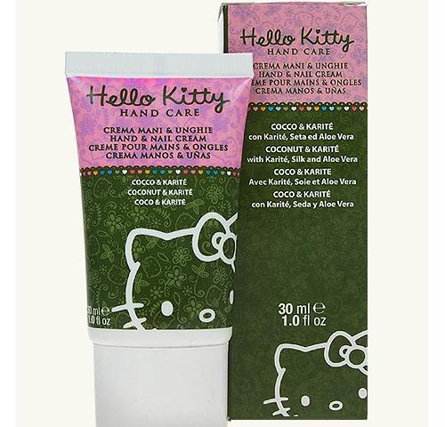 Hello Kitty Hand Care Krém Na Ruce  30ml Kokos a Karité