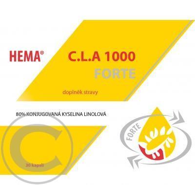 HEMA C.L.A 1000 forte 30 kapslí, HEMA, C.L.A, 1000, forte, 30, kapslí