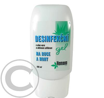 HEMANN desinfekční gel s aloe vera   aktivní stříbro 100ml