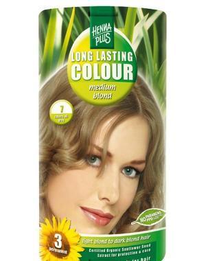 Henna plus přírodní dlohotrvající barva Sytá blond 7