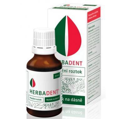 HERBADENT MASÁŽNÍ ROZTOK  1X25ML Roztok na dásně