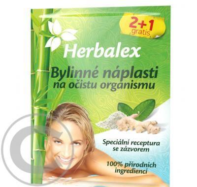 Herbalex - bylinné detoxikační náplasti 2 1 gratis, Herbalex, bylinné, detoxikační, náplasti, 2, 1, gratis