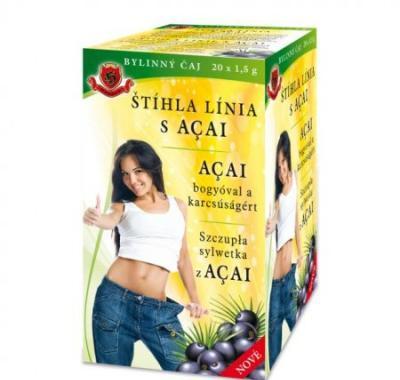 HERBEX čaj Štíhlá linie s Açai 20x1,5g, HERBEX, čaj, Štíhlá, linie, Açai, 20x1,5g