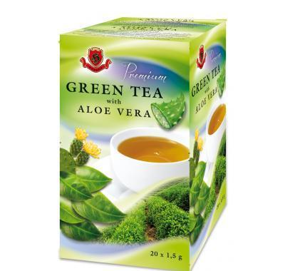 HERBEX PREMIUM Zelený čaj s aloe vera 20x1,5 g
