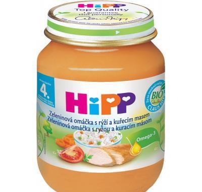 HIPP BABY BIO Zeleninová omáčka   rýže a kuře 125 g, HIPP, BABY, BIO, Zeleninová, omáčka, , rýže, kuře, 125, g