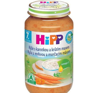 HIPP JUNIOR BIO Rýže s karotkou a krůtím 220 g