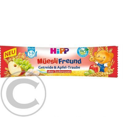 HIPP Musli tycinka Jablko - hrozno 20 g, HIPP, Musli, tycinka, Jablko, hrozno, 20, g