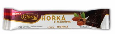 Hořká kakaová tyčinka s mandlemi 22g