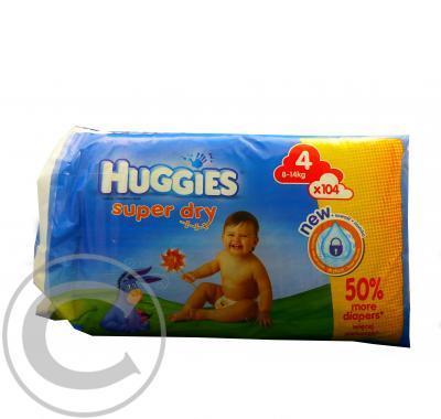 HUGGIES Super Dry MAXI 4 Giga 104 ks