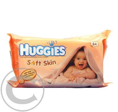 HUGGIES vlhčené ubrousky Soft Skin 64 kusů, HUGGIES, vlhčené, ubrousky, Soft, Skin, 64, kusů