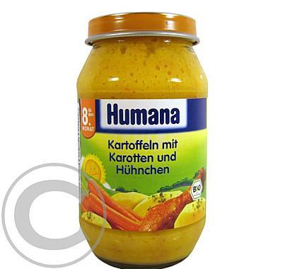 Humana karotky s bramborem   kuřetem 220 g, Humana, karotky, bramborem, , kuřetem, 220, g