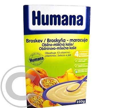 Humana kaše obilno-mléčná 250 g broskev-maracuja od.4. měsíce, Humana, kaše, obilno-mléčná, 250, g, broskev-maracuja, od.4., měsíce