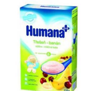 Humana mléčná kaše třešeň-banán od 6. měsíce 250 g, Humana, mléčná, kaše, třešeň-banán, od, 6., měsíce, 250, g