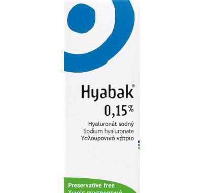 Hyabak 0.15% gtt. 10 ml, Hyabak, 0.15%, gtt., 10, ml