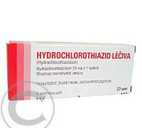 HYDROCHLOROTHIAZID LÉČIVA  20X25MG Tablety