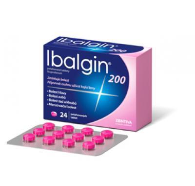 IBALGIN 200 Potahované tablety 24 x 200 mg, IBALGIN, 200, Potahované, tablety, 24, x, 200, mg