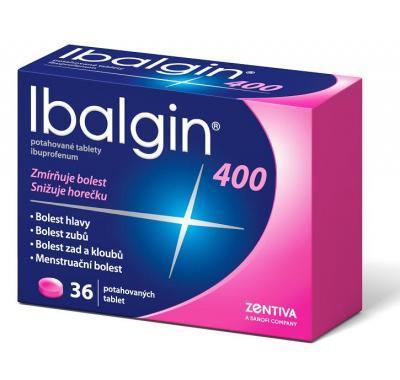 IBALGIN 400 Potahované tablety 36 x 400 mg, IBALGIN, 400, Potahované, tablety, 36, x, 400, mg