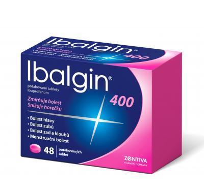 IBALGIN 400 Potahované tablety 48 x 400 mg, IBALGIN, 400, Potahované, tablety, 48, x, 400, mg