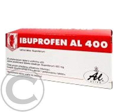 IBUPROFEN AL 400  10X400MG Potahované tablety, IBUPROFEN, AL, 400, 10X400MG, Potahované, tablety