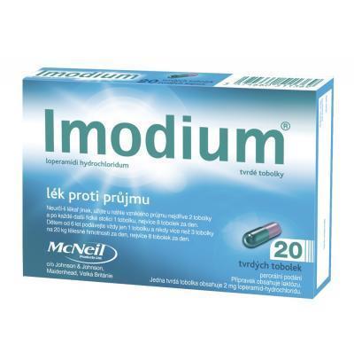 IMODIUM  20X2MG Tobolky, IMODIUM, 20X2MG, Tobolky