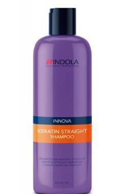 Indola Innova Keratin Straight Shampoo Šampon pro uhlazené vlasy 300 ml, Indola, Innova, Keratin, Straight, Shampoo, Šampon, uhlazené, vlasy, 300, ml