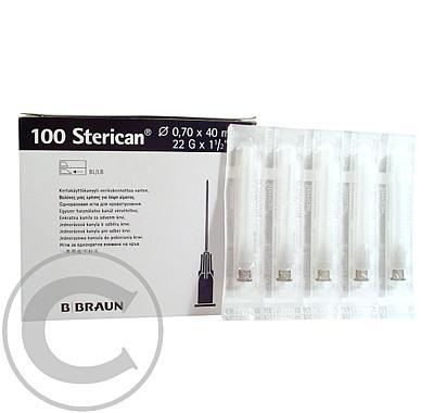 Injekční jehla PH 0.7 x 40 22 G 1 1/2 černá Sterican 100 kusů, Injekční, jehla, PH, 0.7, x, 40, 22, G, 1, 1/2, černá, Sterican, 100, kusů