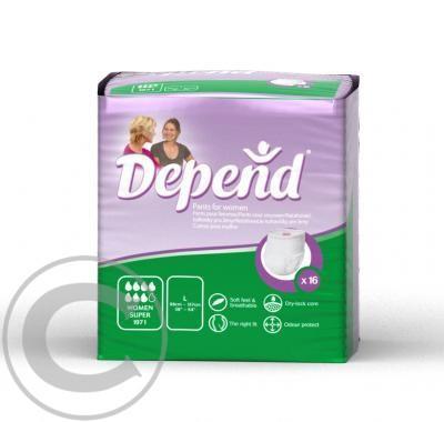 Inkontinenční kalhotky absorbční navlékací DEPEND Super L 16ks