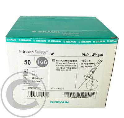 Introcan Safety 16G x2 (1,7 x 50mm) 50ks, Introcan, Safety, 16G, x2, 1,7, x, 50mm, 50ks