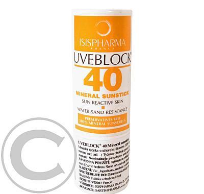 ISIS UVEBLOCK 40 Mineral Sunstick 15ml, ISIS, UVEBLOCK, 40, Mineral, Sunstick, 15ml