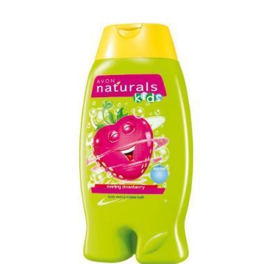 Jemný sprchový gel a pěna do koupele 2 v 1 s jahodou (Body Wash & Bubble Bath) 250 ml