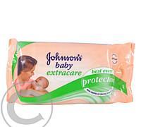 JOHNSON´S BABY čistící ubrousky extra protection 64 ks, JOHNSON´S, BABY, čistící, ubrousky, extra, protection, 64, ks