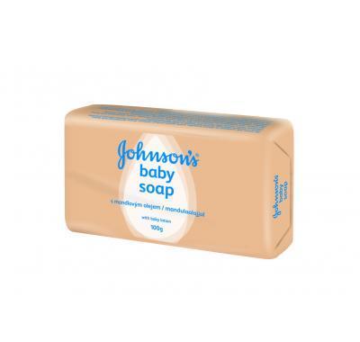 JOHNSON´S BABY mýdlo s mandlovým olejem 100g, JOHNSON´S, BABY, mýdlo, mandlovým, olejem, 100g