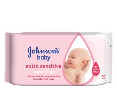 Johnson´s Baby wipes Extra Sensitive 56ks, Johnson´s, Baby, wipes, Extra, Sensitive, 56ks