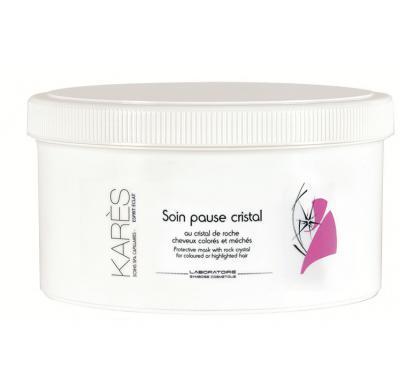 Karés ochranná maska pro barvené a melírované vlasy (Protective mask with rock crystal for coloured hair) 500 ml : VÝPRODEJ